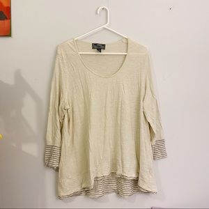 💖3 for $20 Ralph Lauren Active Creme Flowy Tee